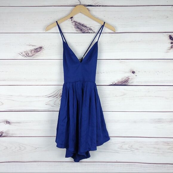 NBD Revolve Suki Deep Blue Mini Dress Sz XS - Picture 3 of 11